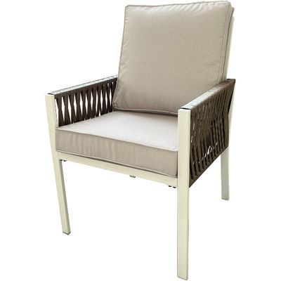 Modern Outdoor Table and Chairs Set for Restaurant Dining AJUNION Aluminum Dining