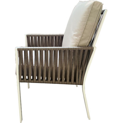 Modern Outdoor Table and Chairs Set for Restaurant Dining AJUNION Aluminum Dining