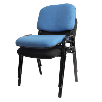 Hotel Garden Banquet Metal Frame Stackable Dining Chairs with Sponge Pad Custom Logo