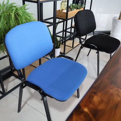 Hotel Garden Banquet Metal Frame Stackable Dining Chairs with Sponge Pad Custom Logo