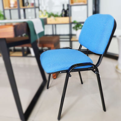 Hotel Garden Banquet Metal Frame Stackable Dining Chairs with Sponge Pad Custom Logo