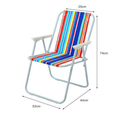 Outdoor Portable Fishing Chair Ultralight Aluminium High Seat Beach Chair for Picnics