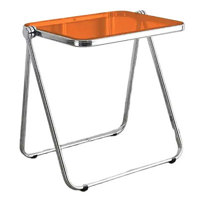 Metal and Plastic Folding Picnic Dining Coffee Table for Modern Outdoor Garden Living Room