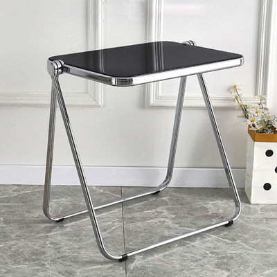 Metal and Plastic Folding Picnic Dining Coffee Table for Modern Outdoor Garden Living Room