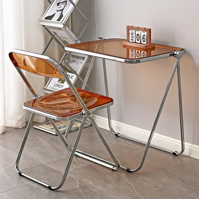 Metal and Plastic Folding Picnic Dining Coffee Table for Modern Outdoor Garden Living Room