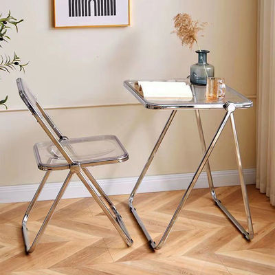 Metal and Plastic Folding Picnic Dining Coffee Table for Modern Outdoor Garden Living Room