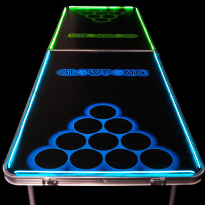 Folding Portable Beer Pong Table for Outdoor Garden Bar Bistro Cafe Patio Party Event