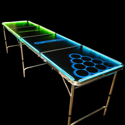 Folding Portable Beer Pong Table for Outdoor Garden Bar Bistro Cafe Patio Party Event