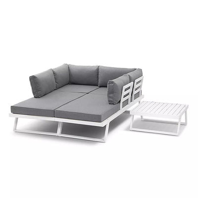 Leisure Balcony Furniture AJUNION Garden Set Patio Sectional Sofa L190 x W70 x H74cm