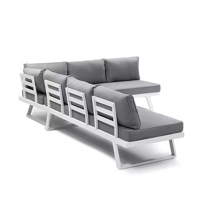 Leisure Balcony Furniture AJUNION Garden Set Patio Sectional Sofa L190 x W70 x H74cm