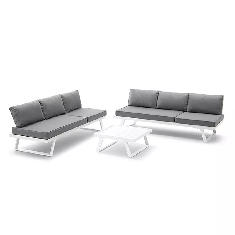 Leisure Balcony Furniture AJUNION Garden Set Patio Sectional Sofa L190 x W70 x H74cm